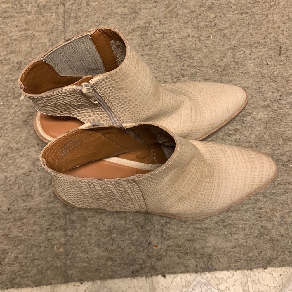 NEW LUCKY BRAND boots Shyna Ankle Bootie 100% LEATHER 7.5